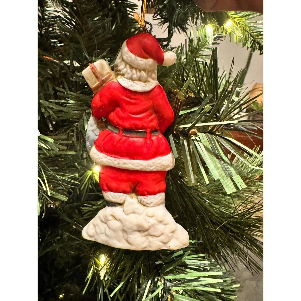 Russ Berrie 1980's Santa Claus Ornament